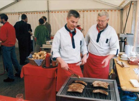 Fartyservice Fleischerfachbetrieb Klimecki - 1996 Stand Sim Jü-Kirmes, Werne